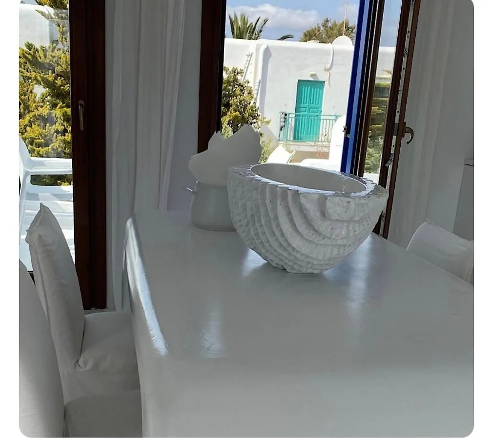 Mykonos Town White Luxury Suite With Shared Pool Downtown יוון